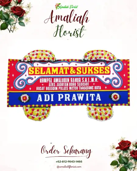 Papan Bunga Ucapan Selamat Pagelaran Utara