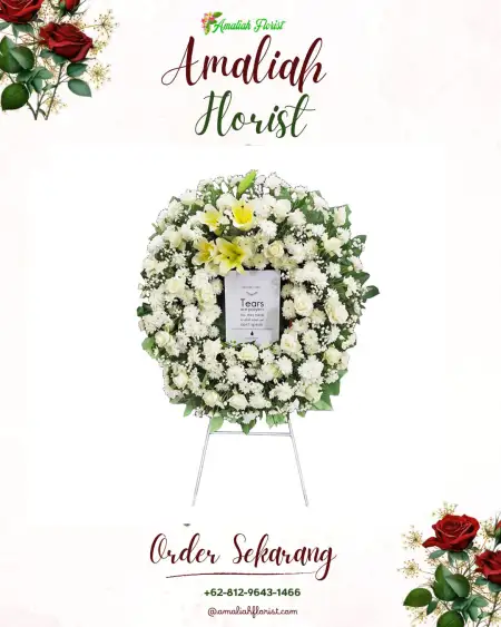 Krans Bunga Duka Pagelaran Utara