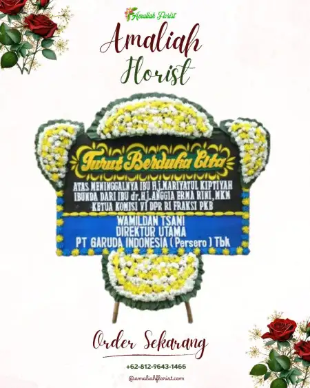 Papan Bunga Duka Pagelaran Utara